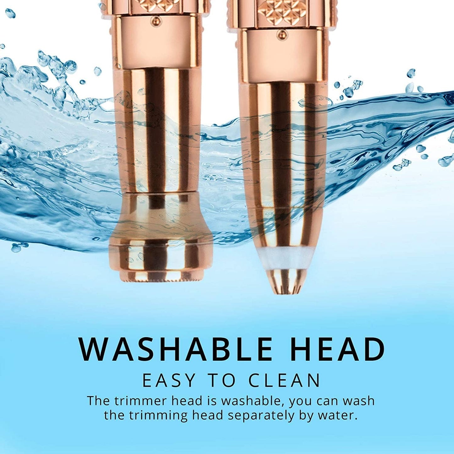 Rechargeable 2 in 1 Hair Remover Trimmer For Women, Electric Flawless Facial Machine Razor, Painless