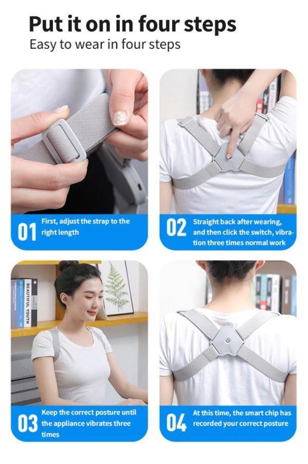 Posture Corrector Belt With Intelligent Sensor